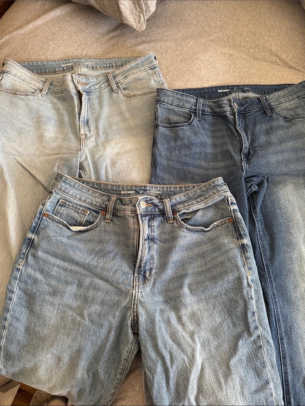 Old Navy Three-Pack Blue Denim Jeans Set